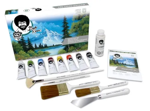 Produktbild Bob Ross Ölfarbe Landschaft Master oder Basic Paint-Set, 15-teilig