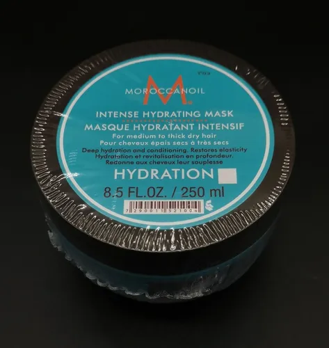 Moroccanoil Intense Hydrating Haarmaske 250 ml - Haarkur für alle Haartypen, spendet intensive Feuchtigkeit in nur 5 Minuten und verbessert Elastizität sowie Glanz für geschmeidiges, frisierbares Haar.