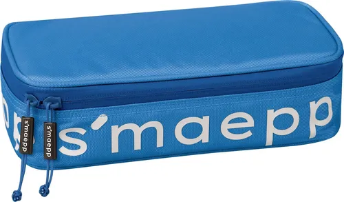 BRUNNEN Federtasche 4X Schlamper XL azur smaepp - Federmäppchen in trendigem azur smaepp Design, ideal für Schule und Freizeit mit viel Platz für Schreibutensilien.