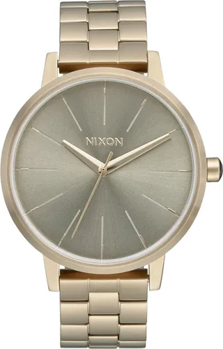 NIXON KENSINGTON Uhr light gold/vintage white - Elegante NIXON KENSINGTON Uhr in light gold/vintage white. Mit robustem Edelstahl und 50m Wasserdichtigkeit ist sie ideal für jeden Anlass. Perfekt, um Ihrem Look eine stilvolle Note zu verleihen.