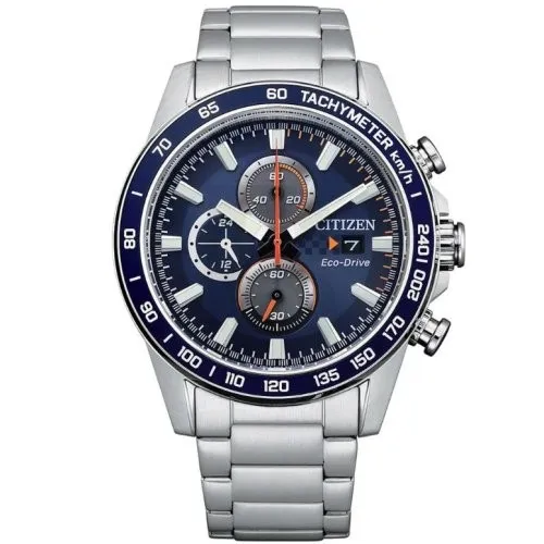 Citizen Eco-Drive CA0781-84L Herren-Chronograph mit Edelstahlarmband