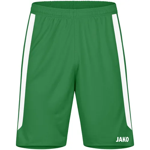 JAKO Sporthose Power (Polyester-Interlock, elastisch, schnelltrocknend) kurz grün Kinder, Größe: 164