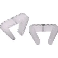 Fensterklammer groß transparent