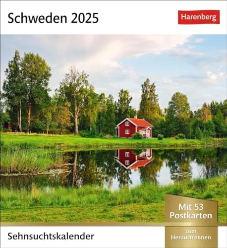 Schweden Sehnsuchtskalender 2025 von Harenberg