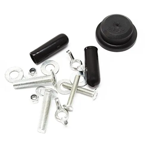 Wiltec Ersatzteil für Rasenwalze 57 cm – Zubehörbeutel mit Schrauben, Muttern und Stopfen – Ersatz Zubehör für Gartenwalze