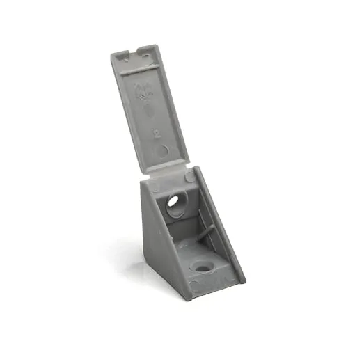Stück Korpusverbinder Eckverbinder Schrankverbinder Möbelverbinder Winkel für Möbel 27 x 27 x 20 mm Farbe: Grau 10