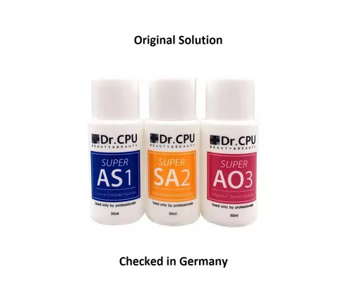 Aquafacial Lösung / Profacial Peel Solution / Facial Lösungen / BMTLAB 3er Set
