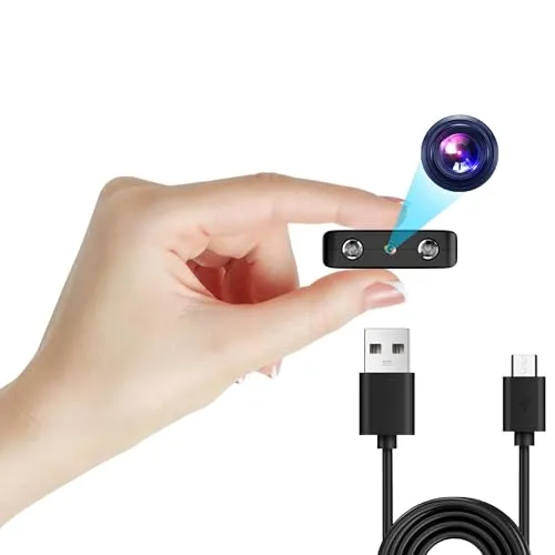 IVVHVVI Mini Kamera 1080P HD – Kompakte Überwachungskamera mit Nachtsicht