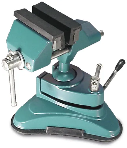 Tischschraubstock PROFI mit Kugelgelenk & Saugfuss drehbar 70mm