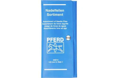 PFERD TOOLS Präzisions-Nadelfeilen-Set 12-tlg. in Rolltasche