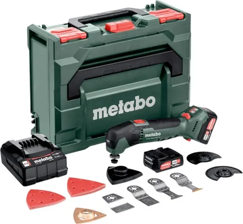 Metabo PowerMaxx MT 12 Akku-Multitool 12V - Multifunktionswerkzeuge, inklusive 2 Akkus und Ladegerät für maximale Flexibilität und Langlebigkeit in jedem Projekt.