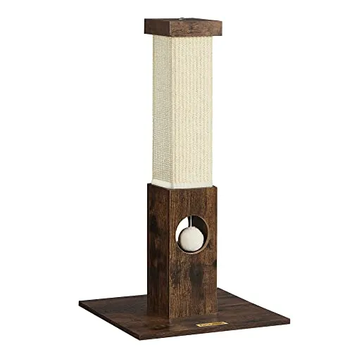 Feandrea Kratzbaum mit Sisal, 73 cm hoch - Aktivitätskratzbäume, schützt Ihre Möbel vor Kratzern und bietet Ihrer Katze einen stabilen, sicheren Platz zum Spielen und Kratzen.