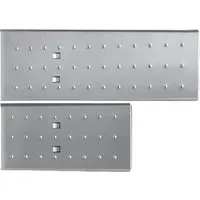 Krause CORDA Plattform für GelenkLeiter 4x3 - 2 Stück - Zubehör für Leitern & Gerüste: Rutschhemmende Stahlplattformen für sichere Arbeitsbühnen, max. Belastbarkeit 150 kg, ideal für professionelle Anwendungen.