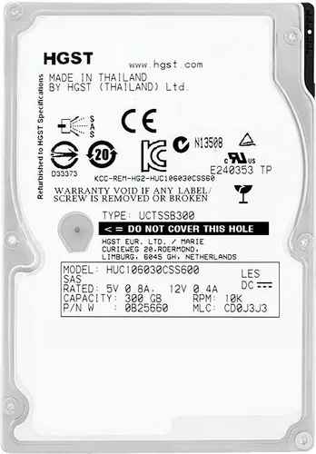 Dell 03NKW7 300GB 10K SAS Festplatte von HGST
