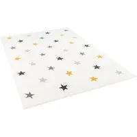 Pergamon Kinder Teppich, 80x150 cm - Teppich für Kinderzimmer, weicher Velours in modernen Farben, schadstoffgeprüft und pflegeleicht für eine sichere Spielumgebung.