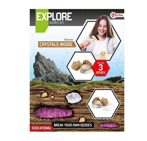 Toi-Toys Spiel Eigene Geoden brechen und untersuchen