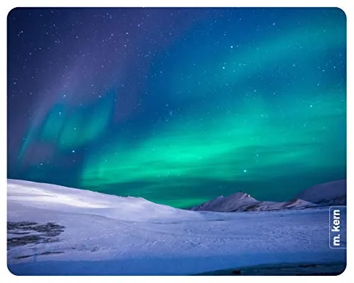 m. kern Mousepad Polarlichter