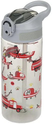 BAAGL Tritan Trinkflasche mit Strohhalm Rettungskräfte 500 ml