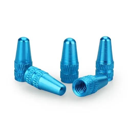 5x Fahrrad Ventilkappen Sclaverandtventil Metall Kappen Ventile Reifenventil