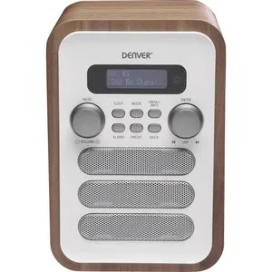 Denver Radio DAB-48 DAB+, Bluetooth, weiß