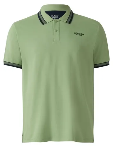 s.Oliver Poloshirt Big Size 6XL Limette - Bequemes Poloshirt in 6XL aus 95% Baumwolle für optimalen Tragekomfort. Maschinenwaschbar und ideal für lässige Anlässe. Kentkragen und kurze Ärmel sorgen für einen stilvollen Look.