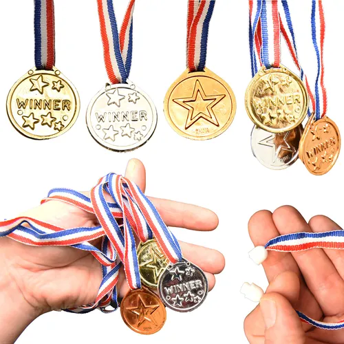 X Goldmedaille / Sieger Medaille für Sport / Kindergeburtstag Winner Preis JGA 6