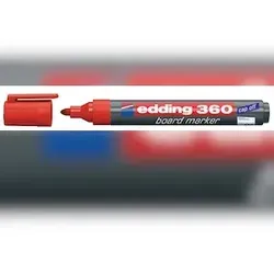 edding Whiteboardmarker Rundsp. 1,5-3mm rot nachfüllbar in rot von edding