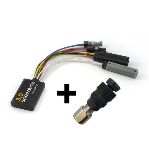 SpeedBox 3.0 für Bosch (inkl. Gen4) mit BAG + Kurbel - E-Bike Tuning für Bosch-Motoren, optimiert die Leistung Ihres E-City Bikes für mehr Fahrspaß und Reichweite.