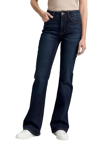 TOM TAILOR Bequeme Jeans blau 31/32 - Jeans aus 98% Baumwolle und 2% Elasthan, für optimalen Tragekomfort und perfekte Passform, ideal für den Alltag.
