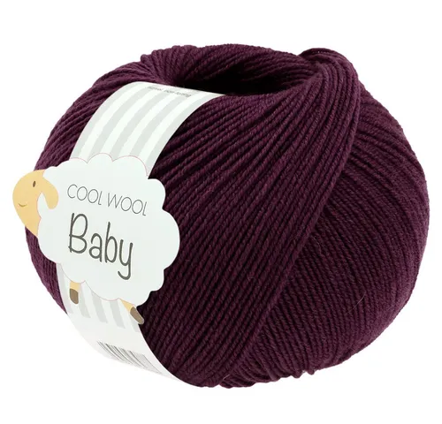 LANA GROSSA COOL WOOL BABY Häkelwolle, 220 m (besonders geeignet für Babystricksachen), 50 g