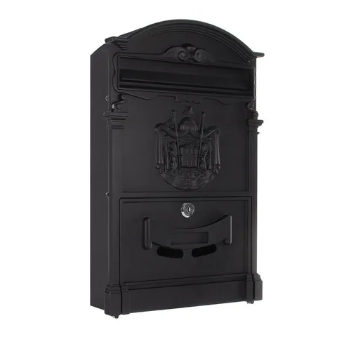 Profirst Wandbriefkasten Mail PM 700 Briefkasten Schwarz von Profirst