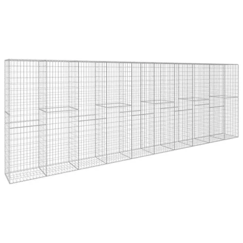 Produktbild vidaXL Gabionenwand mit Abdeckung 600x50x200cm
