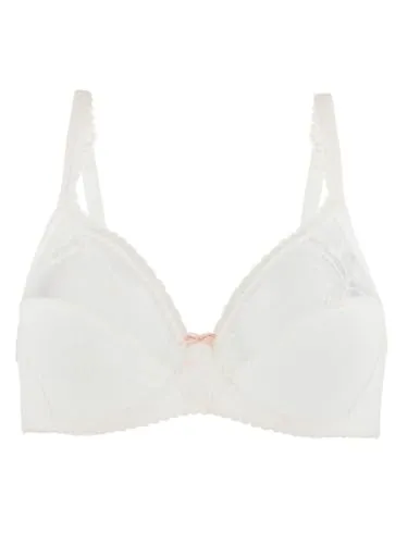 Conturelle Bügel-BH 805840 Mille Fleurs Cream 80H - Funktionsunterwäsche mit dekorativem Außenträger in High-Apex-Optik, perfekt angepasst für optimalen Halt und Komfort.