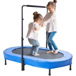 VEVOR Faltbares Mini-Trampolin 100kg – Blau von Vevor