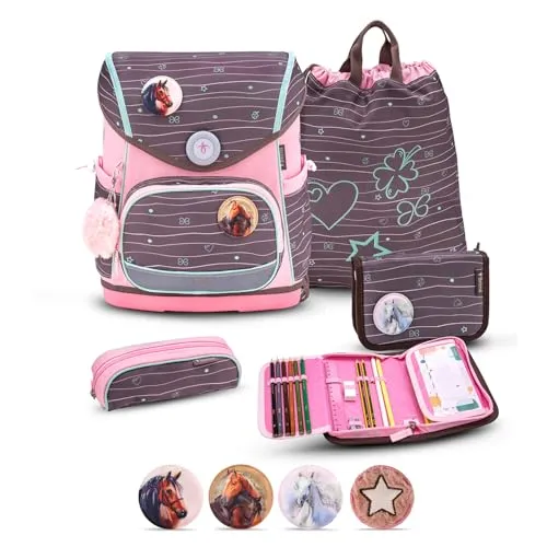 Belmil Premium Compact Plus Schulranzenset 5-teilig
