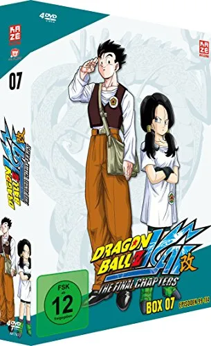 Dragonball Z Kai - Box 7 (Episoden 99-114) - Anime Box Set mit 4 DVDs, ideal für Fans von Dragonball Z. Erleben Sie die spannenden Episoden in deutscher Sprache und genießen Sie die Neuauflage von 2017.