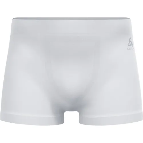 Odlo Herren Performance Light Eco Unterhose (Größe M, weiss) - Kurze Unterhosen, leicht und nahtlos aus geruchsneutralisierendem Stretchmaterial, ideal für schweißtreibende Aktivitäten.