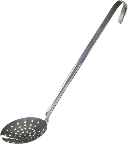 Bruch-Schöpflöffel aus Edelstahl (mit Löcher)