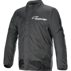 ALPINESTARS HURRICANE V2 Regenmantel - Schwarz - 56/XXL - Funktionsjacke für Motorradfahrer, wind- und wasserdicht, ideal für alle Wetterbedingungen auf der Straße.