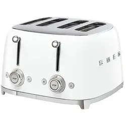 SMEG Toaster 50's Style - Toaster im Retro-Design, 4 Scheiben, ideal für ein schnelles Frühstück mit Stil und Eleganz.