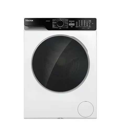 Moctor Waschmaschine WM9008AW, 8 kg, Smarte Bedienung - Waschmaschine mit 8 kg Fassungsvermögen, WIFI-Funktion über die Moctor App und Dampffunktion für perfekte Pflege Ihrer Wäsche.