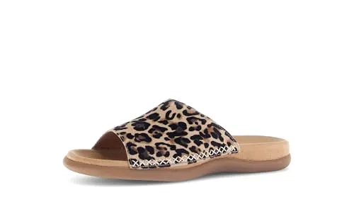 Gabor Damen Pantoletten, Frauen Slipper,Best Fitting,Gartenschuhe,Sommerschuhe,sommerclogs,Sandalen,Freizeitschuhe,Slides,Natur,41 EU / 7.5 UK