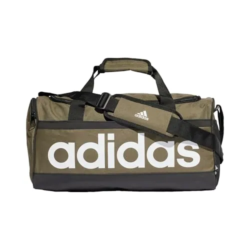 ADIDAS Tasche LINEAR DUFFEL S - Sporttasche mit separatem Schuhfach, leicht und robust, ideal für Sport und Freizeit. Hergestellt mit mindestens 40% Recycling-Anteil für mehr Nachhaltigkeit.