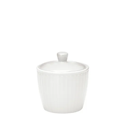 Greengate Zuckerdose Alice Weiß
