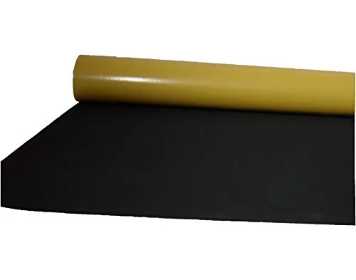 EPDM Zellkautschuk 3mm Stärke 1mx1m einseitig selbstklebend schwarz