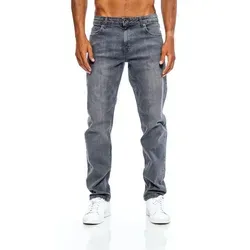 JEEL Regular-fit-Jeans 305 - Graue Herren Jeans mit 5-Pocket Design - Klassische Regular-Fit Jeans in Grau, elastisch und komfortabel für jeden Anlass, ideal für stilbewusste Herren.