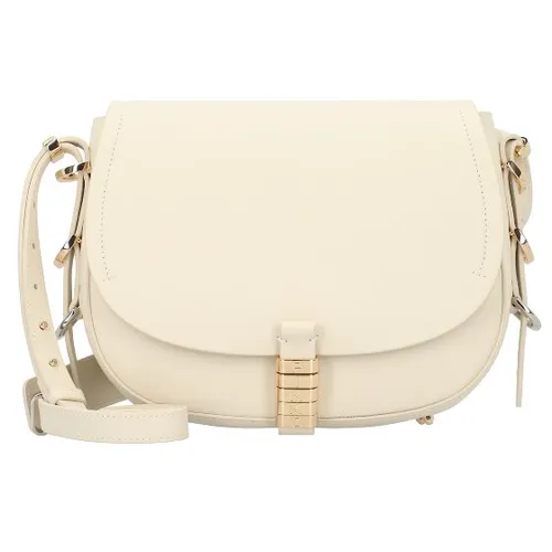 PINKO Saddle Umhängetasche Leder 22 cm weiß TAS025704 - Stylische Damen Umhängetasche aus hochwertigem Leder mit praktischem Reißverschlussfach. Ideal für jeden Anlass, bietet sie Flexibilität dank abnehmbarem, verstellbarem Riemen.