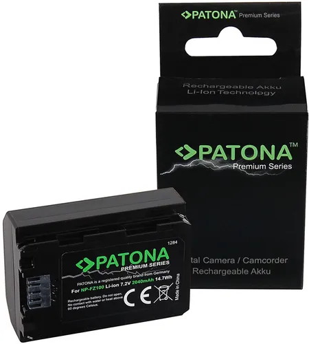 Patona PREMIUM Akku NP-FZ100 für Sony Alpha 7 III und 7R von PATONA