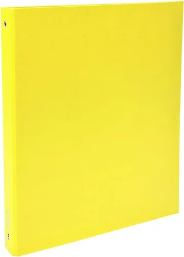 EXACOMPTA Ringbuch 4-Ring Mechanik DIN A4 gelb Rückenbreite: 40 mm