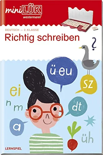 miniLÜK: 2. Klasse - Deutsch Richtig schreiben: M/N B/P G/K D/T S/Z ei/eu pf/f (miniLÜK-Übungshefte: Deutsch)